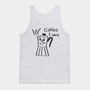 Coffee time moka pot Tank Top